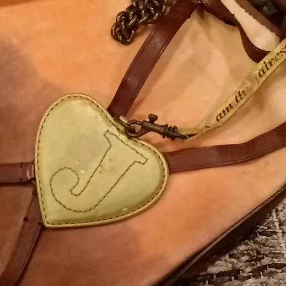 Rare! Y2K Juicy Couture Vintage Velour And Leather Bag - Picture 8 of 13